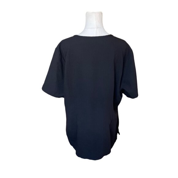 Figs Womens Black Casma Three-Pocket Scrub Top Size XXL 2XL Technical Collection - Picture 6 of 9